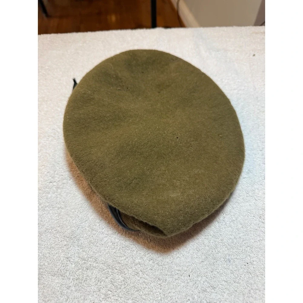Bancroft Military Caps Olive Green Wool Beret US Military Spec A-A-55184